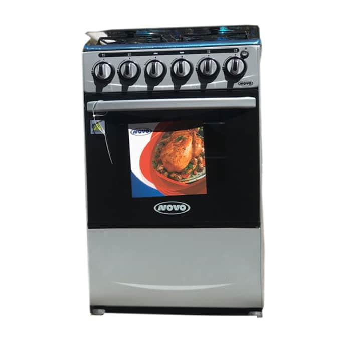 NOVO 4 Gas Burner with Oven and Grill 50×50