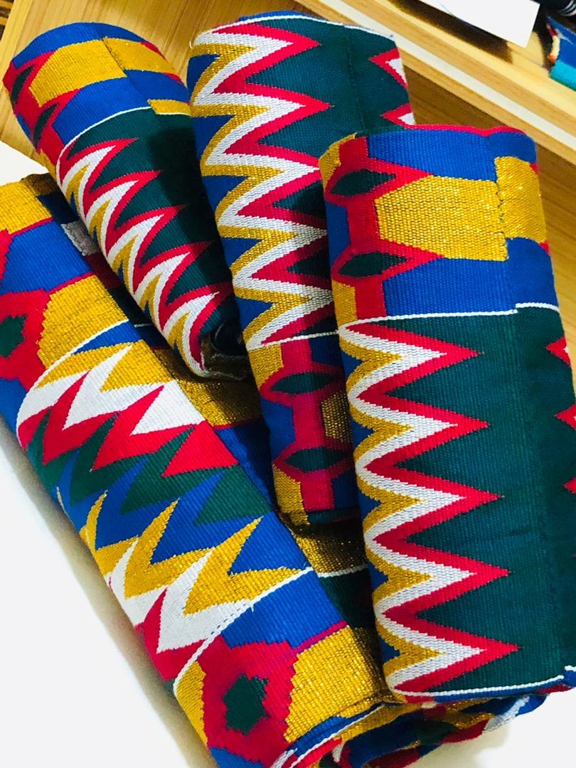 Quality multi colored kente
