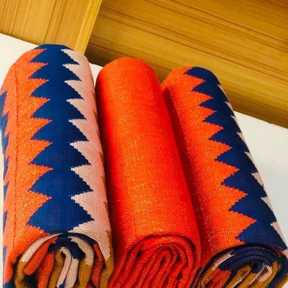 Beautiful three piece kente cloth