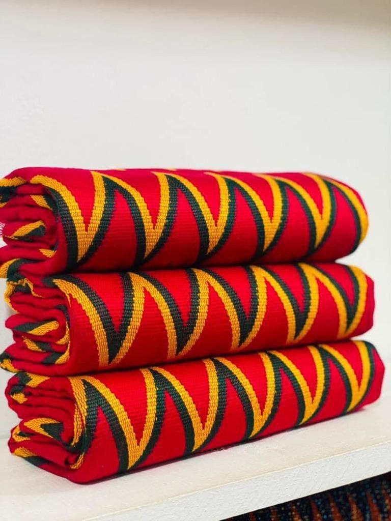 Beautiful red kente
