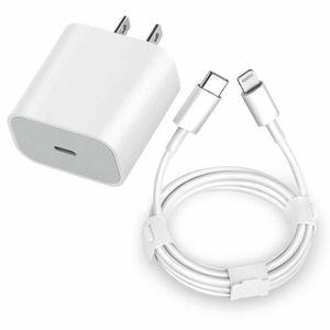Two Pin Fast Charger & Type-C Cord 20W- White