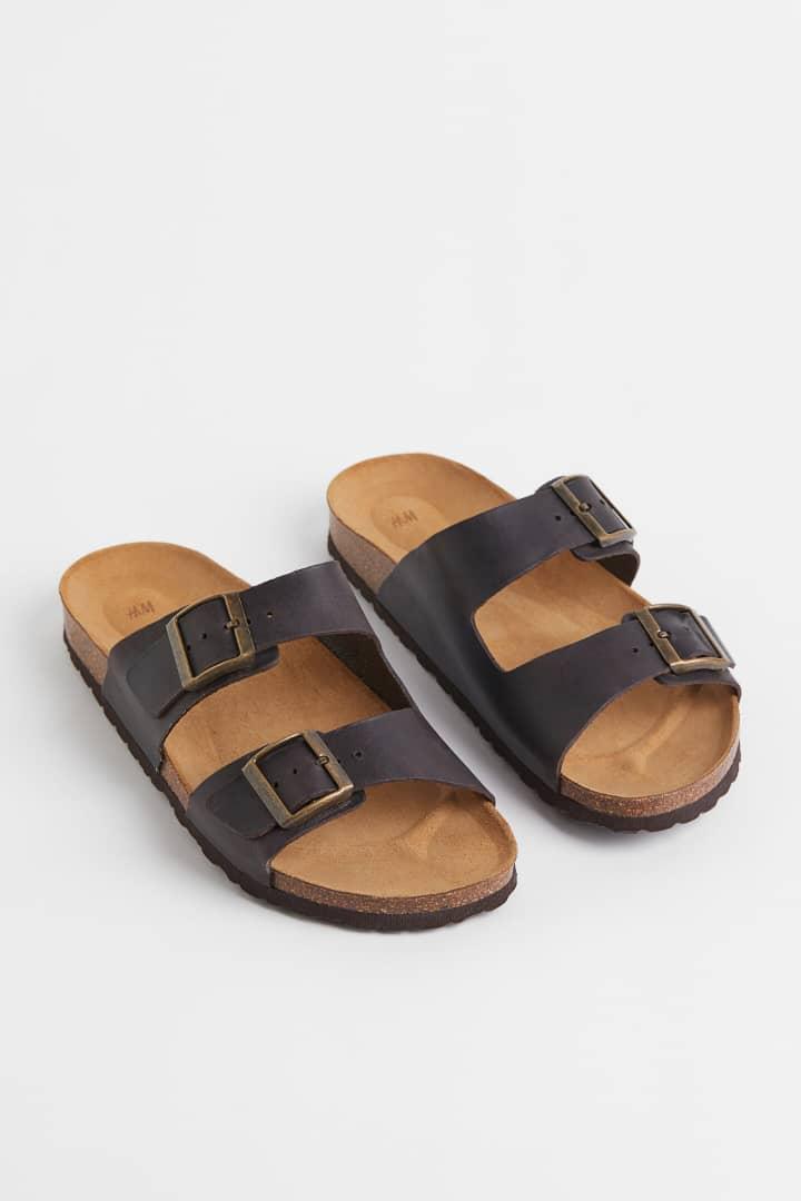 Black Birk sandals